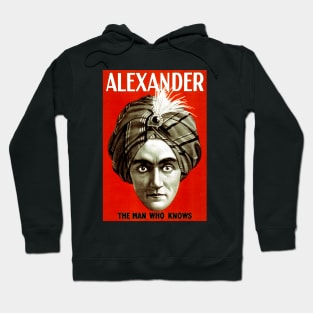 Alexander, The Man Who Knows 1920 Magician Hoodie